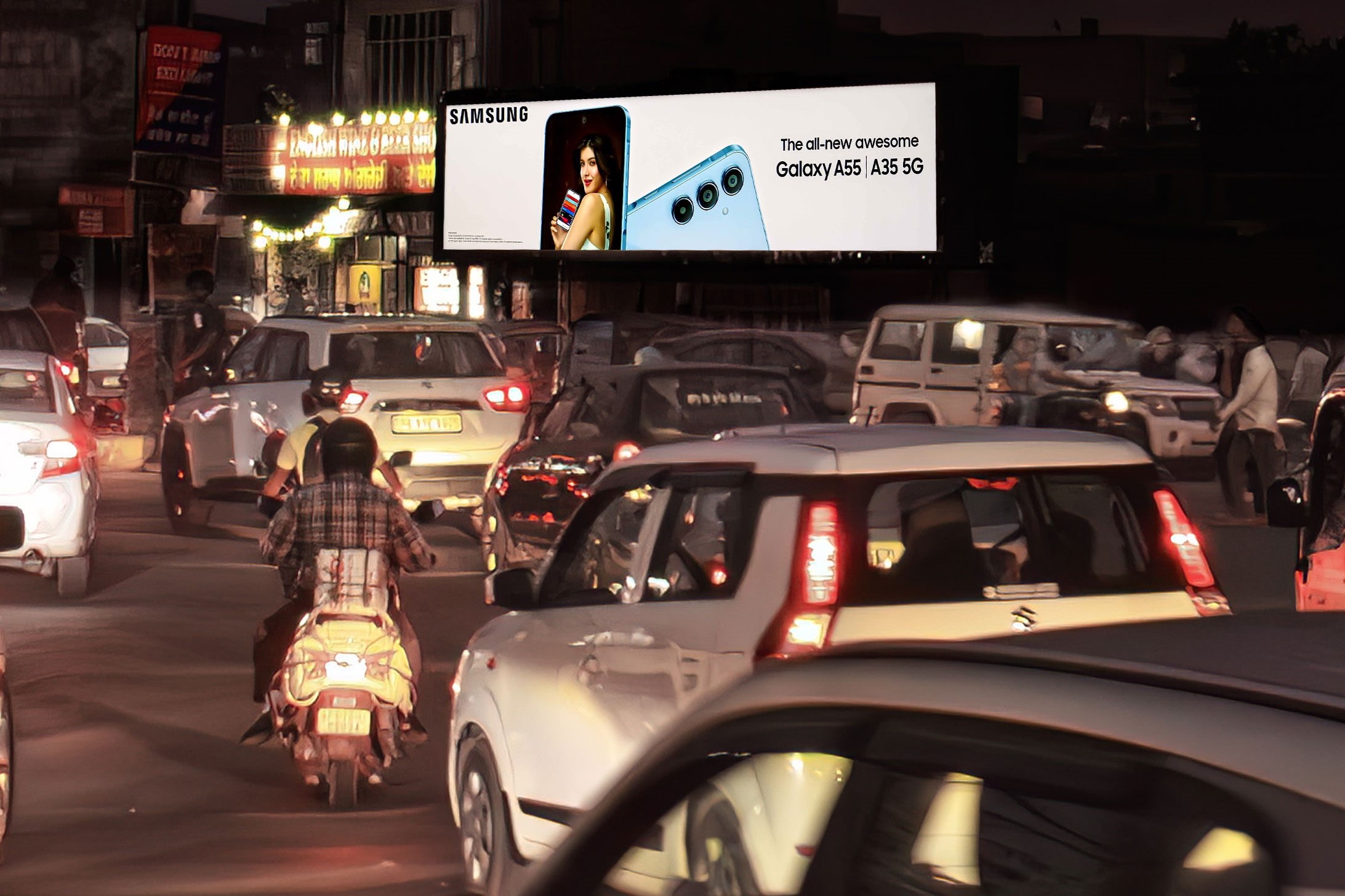 Samrala Chowk Main Chowk (Backlit)